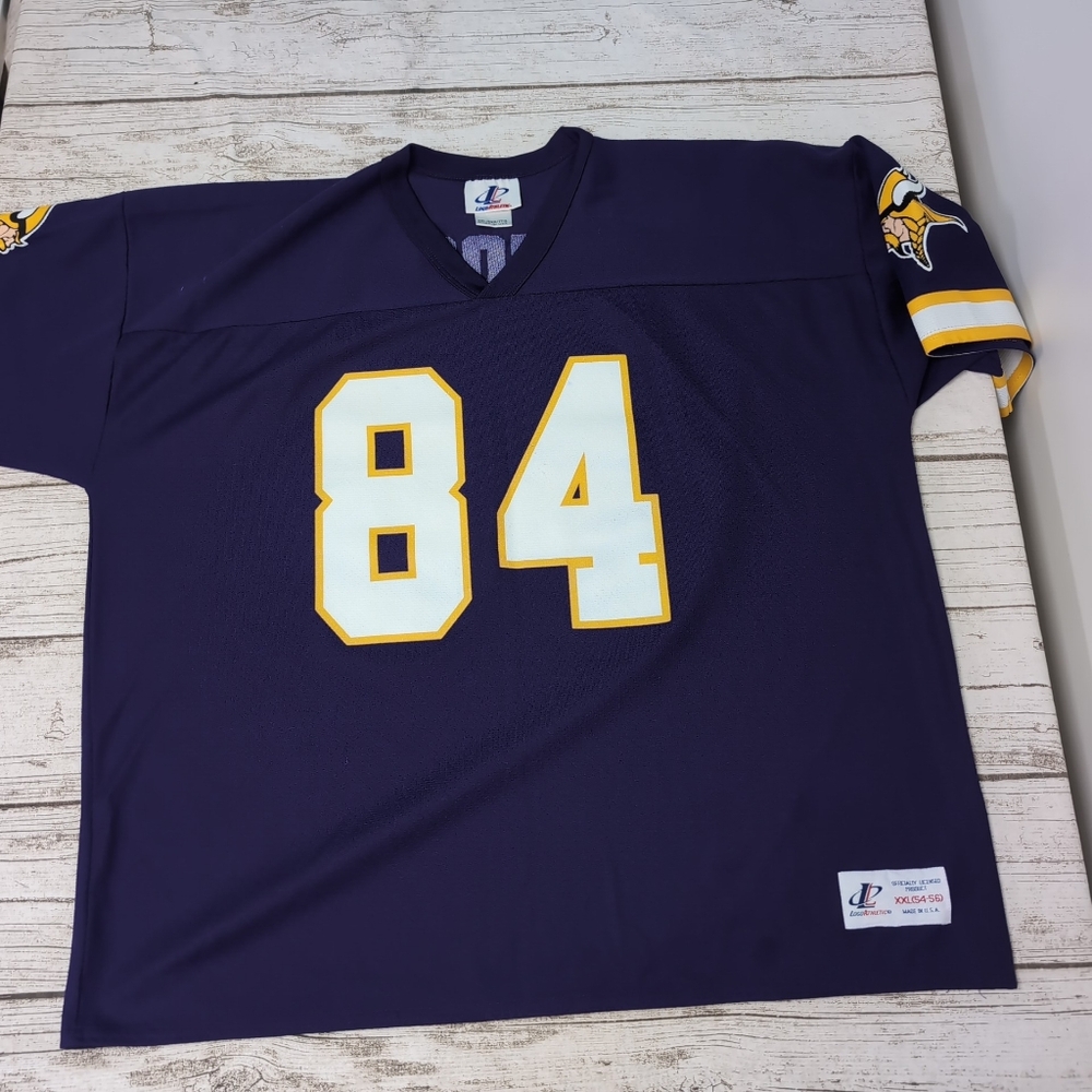 NFL Minnesota Vikings Randy Moss #84 Jersey Made In USA Size 2XL